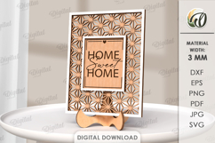 3D Home Signs With Stands Bundle Laser Cut. Stand Decor SVG Product Image 9