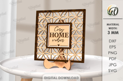 3D Home Signs With Stands Bundle Laser Cut. Stand Decor SVG Product Image 12