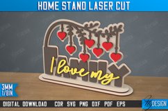 Home Stand | Table Sign | Decorative Stand | 3D Sign Design Product Image 1