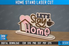 Home Stand | Table Sign | Decorative Stand | 3D Sign Design Product Image 1