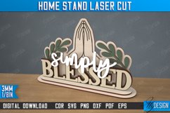Home Stand | Table Sign | Decorative Stand | 3D Sign Design Product Image 1