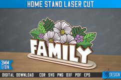 Home Stand | Table Sign | Decorative Stand | 3D Sign Design Product Image 1