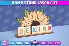 Home Stand Design | Table Stand | Decorative Sign | CNC File Product Image 1