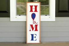 Home SVG, 4th Of July Porch Sign SVG Design Product Image 2