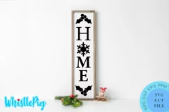 Bless This Home Svg Christmas Porch Sign Svg Christmas Svg Product Image 1
