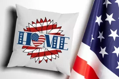 Home SVG, Independence Day SVG, Patriotic SVG, USA Flag SVG Product Image 2