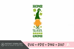 Home sweet gnome SVG , Welcome door sign SVG Product Image 1