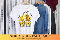 Home sweet home - Sunflower Sublimation Design Product Image 1
