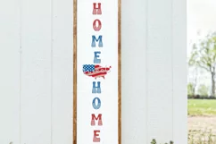 Home sweet home SVG, America SVG, God bless America SVG Product Image 3