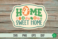 Home Sweet Home SVG is great for creating wonderful decorations, T-Shirts, Mugs and to use as a gift tag.