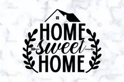 Home sweet home SVG, Family SVG Design Product Image 2