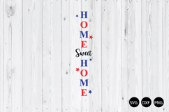 Home Sweet Home SVG, 4th Of July SVG, 4th Of July Porch Sign Product Image 1