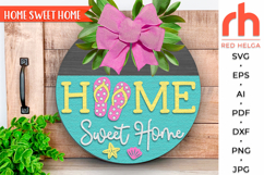 summer door sign, flip flop hanger svg, welcome cabin sign svg, sea door sign cut file, home sweet home sign svg, beach house decor, tropical welcome sign, vacation home sign, pool decor, lake lanai sign, summer patio sign, cricut summer files