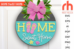 summer door sign, flip flop hanger svg, welcome cabin sign svg, sea door sign cut file, home sweet home sign svg, beach house decor, tropical welcome sign, vacation home sign, pool decor, lake lanai sign, summer patio sign, cricut summer files