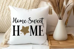 Home Sweet Home SVG Design, Pumpkin SVG, Autumn SVG Product Image 3