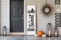 Home Sweet Home SVG | Halloween Porch Sign | Halloween Sign Product Image 2
