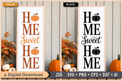 Home Sweet Home SVG File | Fall Porch Sign | Fall Sign Product Image 3