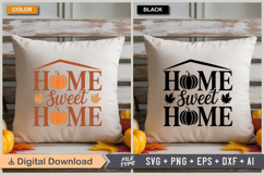 Home Sweet Home SVG File | Fall SVG | Autumn SVG Product Image 3