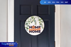 Home Sweet Home Sign SVG File Product Image 1