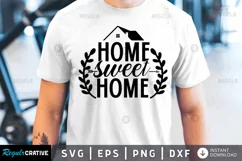 Home sweet home SVG, Family SVG Design Product Image 1