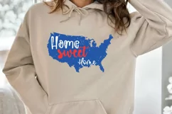 Home Sweet home SVG.American heritage SVG,Patriotic SVG Product Image 2