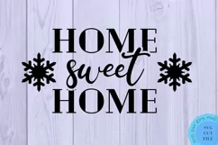 Home Sweet Home Svg Christmas Doormat Svg Christmas Svg Product Image 2