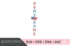Home sweet home SVG, America SVG, God bless America SVG Product Image 1