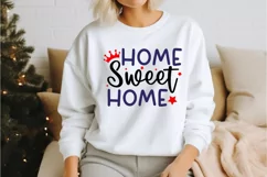Home Sweet home SVG Design,Stars and Stripes SVG Product Image 2