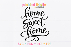 Home Sweet Home SVG | Farmhouse Home Sign SVG Product Image 1