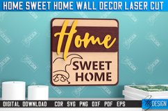Home Sweet Home Wall Décor | Happy Place | Housewarming Gift Product Image 1