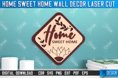 Home Sweet Home Wall Décor | Happy Place | Housewarming Gift Product Image 1
