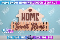 Home Sweet Home Wall Décor | Housewarming Gift | Wall Sign Product Image 1