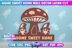 Home Sweet Home Wall Décor | Housewarming Gift | Wall Sign Product Image 1