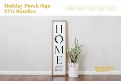 Home sweet home Wreath Porch Sign SVG