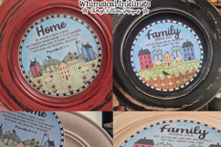 Home and Family-Round Sublimation Clipart| DTF Clipart Product Image 1