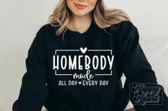 Homebody Mode SVG - Antisocial Club SVG - Mental Health PNG Product Image 1