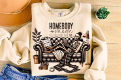 Homebody PNG, Reading PNG, Funny Skeleton PNG, Sarcastic PNG Product Image 1
