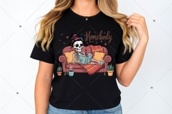Homebody Skeleton Sublimation, Funny Introvert PNG Product Image 4