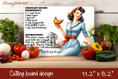 Vintage Pin Up Cutting Board | Retro Housewife Product Image 1