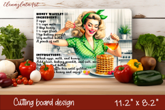 Vintage Pin Up Cutting Board | Retro Housewife Product Image 1