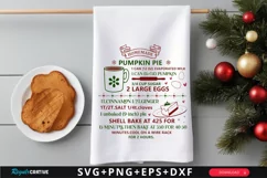 Homemade Pumpkin Pie 1 Can SVG ,Christmas SVG Design Product Image 1