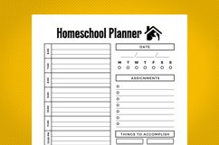 Amazon kdp homeschool planner interior for kindle publisher Product Image 2