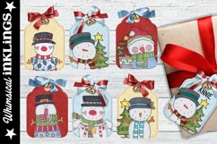 Homespun Snowman Tags Product Image 1