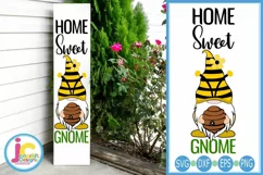 Home Sweet Gnome Porch Sign SVG | Gnome SVG Product Image 1