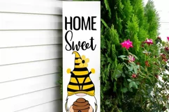 Home Sweet Gnome Porch Sign SVG | Gnome SVG Product Image 2