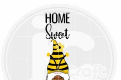 Home Sweet Gnome Porch Sign SVG | Gnome SVG Product Image 3