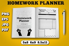 Amazon kdp homework plannerinterior for kindle publisher Product Image 1