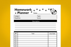 Amazon kdp homework plannerinterior for kindle publisher Product Image 2