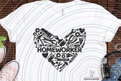 Heart Homeworker Cutting file SVG DXF Product Image 4