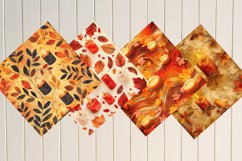 Autumn Candles Digital Paper Bundle Product Image 4